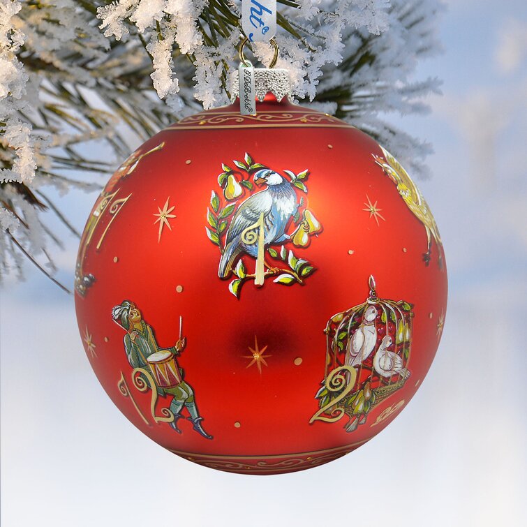 The Holiday Aisle® 12 Days of Christmas Glass Ball Ornament